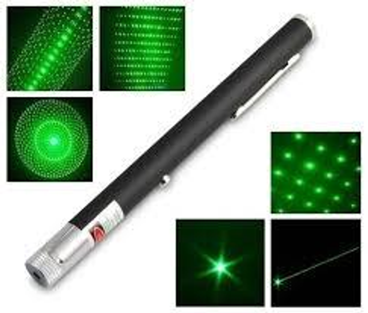 Лазерная указка зелёный лазер Laser 303 green с насадкой