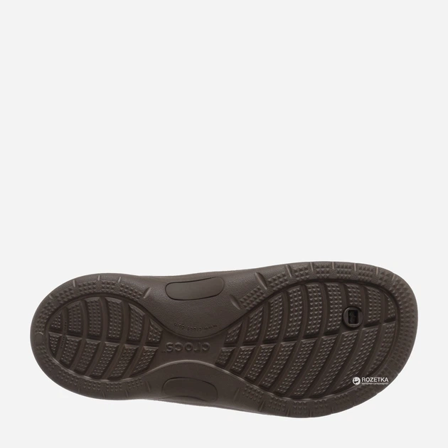 Klapki japonki męskie Crocs Yukon Mesa Flip M 202594-23B-M12 46-47 28.8 cm Brązowe (887350750324) - obraz 6