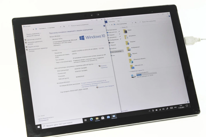 Surface Pro 4 m3-6Y30 メモリ4GB SSD 128GB Microsoft surface pro 4 m3-6y30 4gb 128gb intel windows 10 home