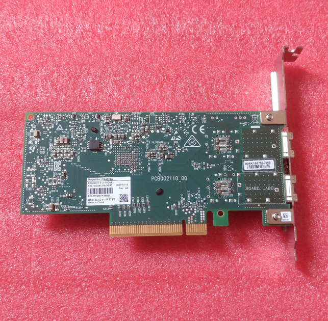 Сетевая карта для серверов Mellanox MCX4121A-XCAT ConnectX-4 Lx 10GbE - изображение 5