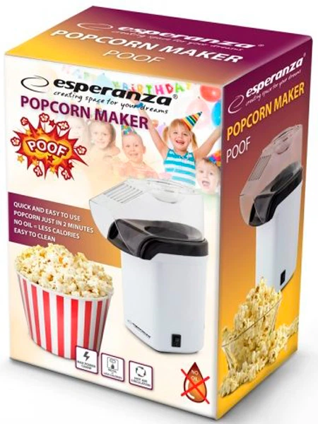 Maszyny do popcornu Esperanza EKP005W - obraz 2