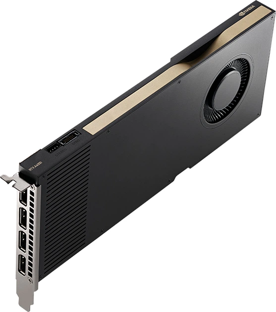 Відеокарта PNY PCI-Ex NVIDIA RTX A4000 16GB GDDR6 (256bit) (4 x DisplayPort) (VCNRTXA4000-SB) - зображення 4