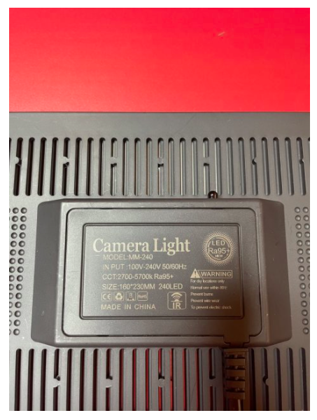 Светодиодная LED Лампа для фотостудии прямоугольная (Видео свет) Camera Light, свет для фото, видео и освещения - изображение 5