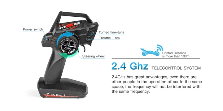 Машинка на радиоуправлении WLToys 144001 4WD 1:14 багги Green - изображение 4