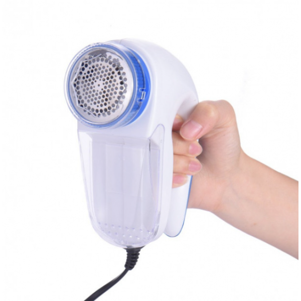 Машинка для удаления катышков Lint Remover от сети 220В Бело-голубая - изображение 3