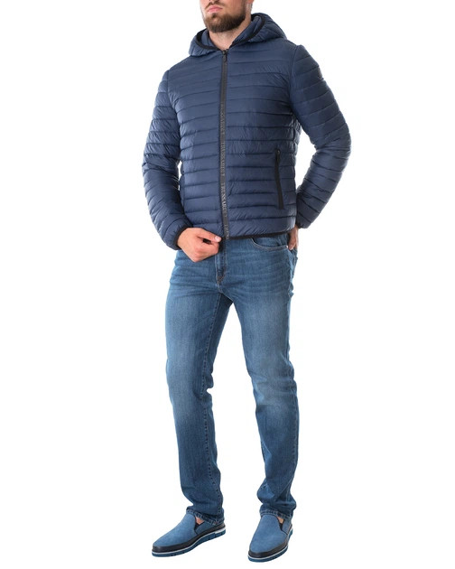 Куртка чоловіча TRUSSARDI JEANS (52S00591-1T001596-U290/21-3) Синій 50 - зображення 2