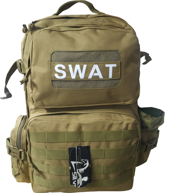 Тактический рюкзак Silver Knight 1813 SWAT MOLLE Песочный (1813-coyote) - изображение 1