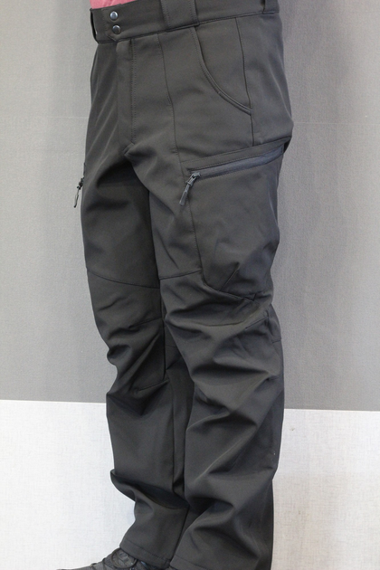 Тактичні штани Tactic softshell Urban Чорний розмір S (su001-s) - зображення 2