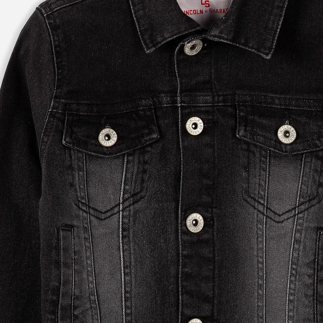 Kurtka jeansowa 5.10.15 Spirit Of Nature 4E4001 164 cm Czarna/Denim (5902361916196) - obraz 3