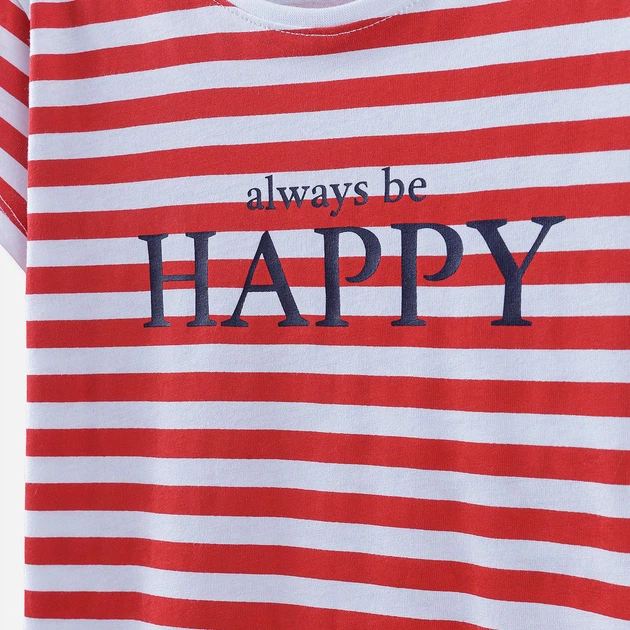 T-shirt dziecięcy dla dziewczynki 5.10.15 Mix And Match 3I4033 92 cm Biały/Czerwony (5902361954822) - obraz 3