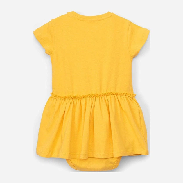 Sukienka body 5.10.15 Little Nature 6T4001 68 cm Żółta (5902361899499) - obraz 2