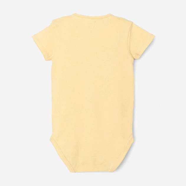Дитяче боді-футболка для дівчинки 5.10.15 Mix And Match 6T4022 74 см Жовте (5902361951630) - зображення 2