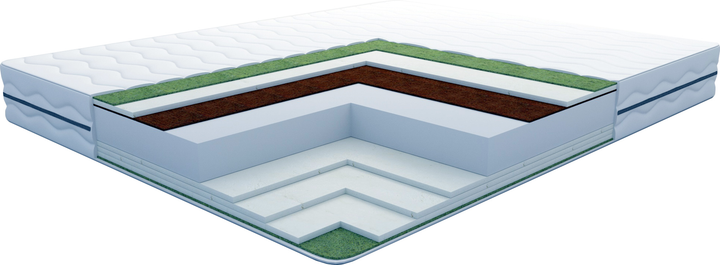Акція на Ортопедичний матрац Divaso Linum Cocos 160х190 см від Rozetka
