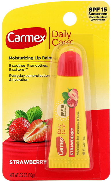 Бальзам для губ с экстрактом клубники OMGA Strawberry Kiss