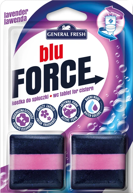 Набор кубиков в бачок General Fresh Blu Лаванда 50 г х 4 куб ...