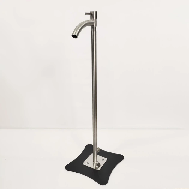 Садовая колонка с подставкой Нержавейка (водопроводная декоративная ...