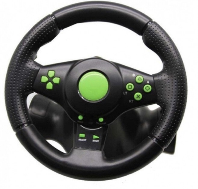 Руль игровой с педалями UKC Wheel PS3/PS2/PC – фото, отзывы ...