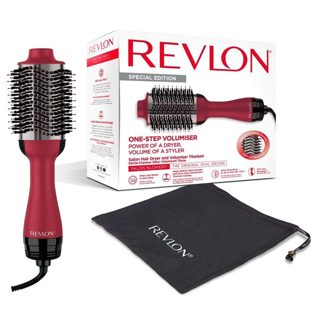Фен-щетка REVLON Pro Collection Salon One-Step RVDR5279 Titanium – фото ...
