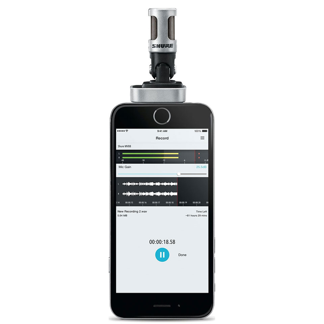 Мікрофон Shure Motiv MV88 – фото, відгуки, характеристики в
