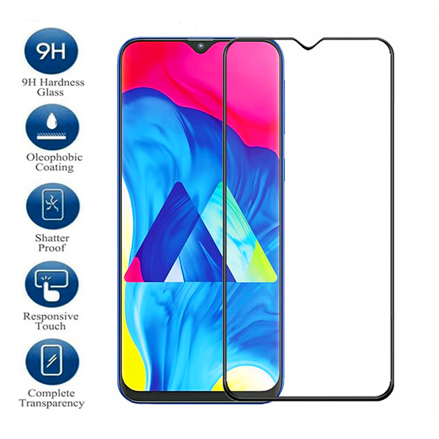 Защитное стекло для SAMSUNG A107 Galaxy A10s 2019 Full Glue (0.3 мм, 2.5D, чёрное) - изображение 4