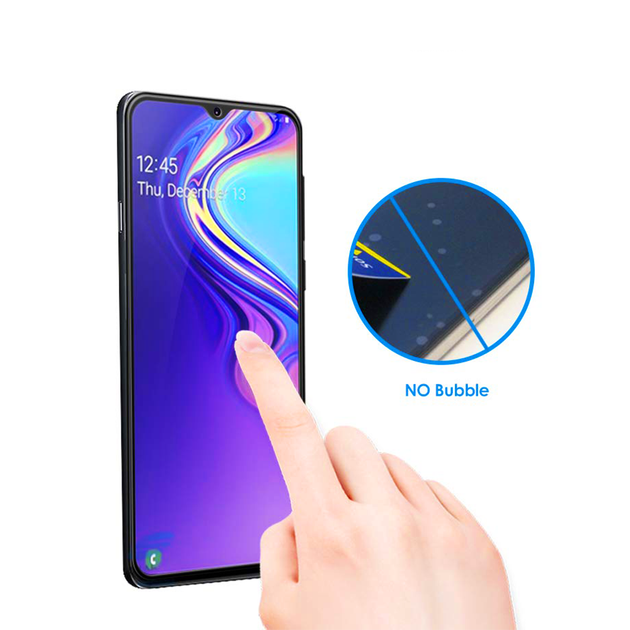 Защитное стекло для SAMSUNG A107 Galaxy A10s 2019 Full Glue (0.3 мм, 2.5D, чёрное) - изображение 3