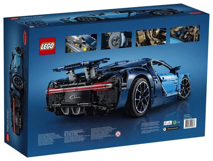 Конструктор LEGO Technic Bugatti Chiron 3599 деталей (42083) - зображення 16