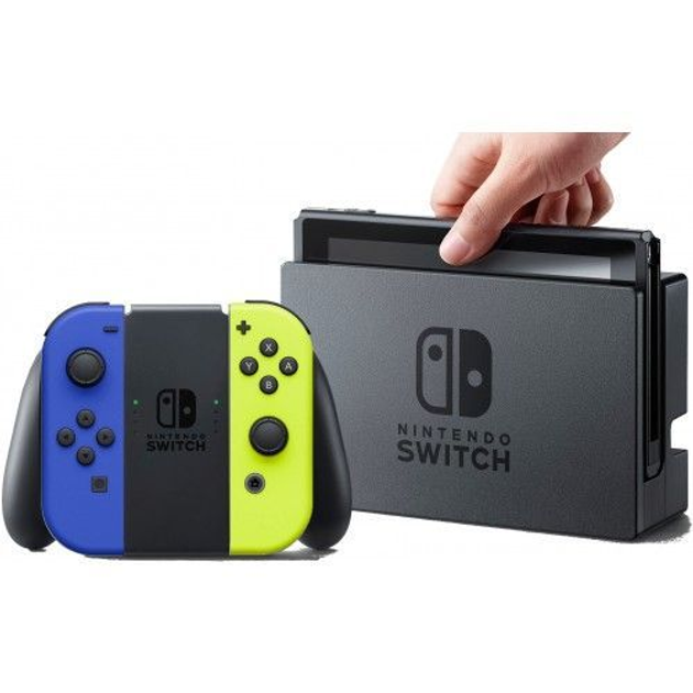 Nintendo Switch イエロー/ブルー Nintendo Switch Blue/Yellow - Обновлённая версия – фото