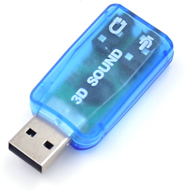 Адаптер Dynamode 3D Sound (5.1) USB-SoundCard 2.0 Blue - изображение 2