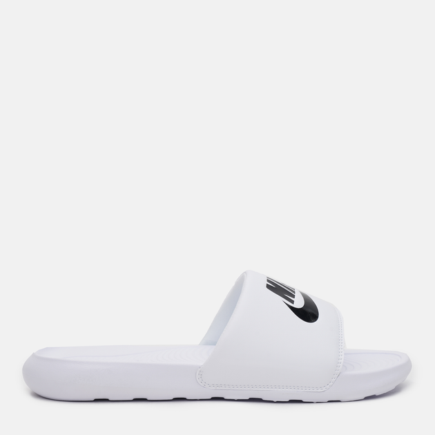 Акція на Чоловічі шльопанці для пляжу Nike Victori One Slide CN9675-100 40 (7US) 25 см Білі від Rozetka