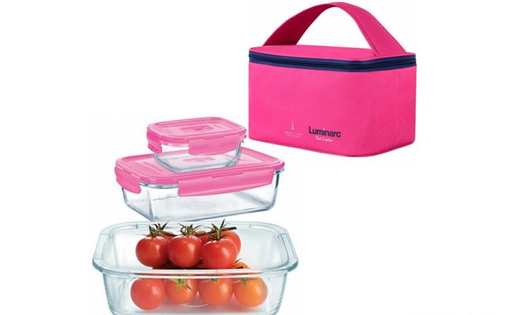 Набор контейнеров с сумкой Luminarc Pure Box Active 3 предмета (P9972 ...