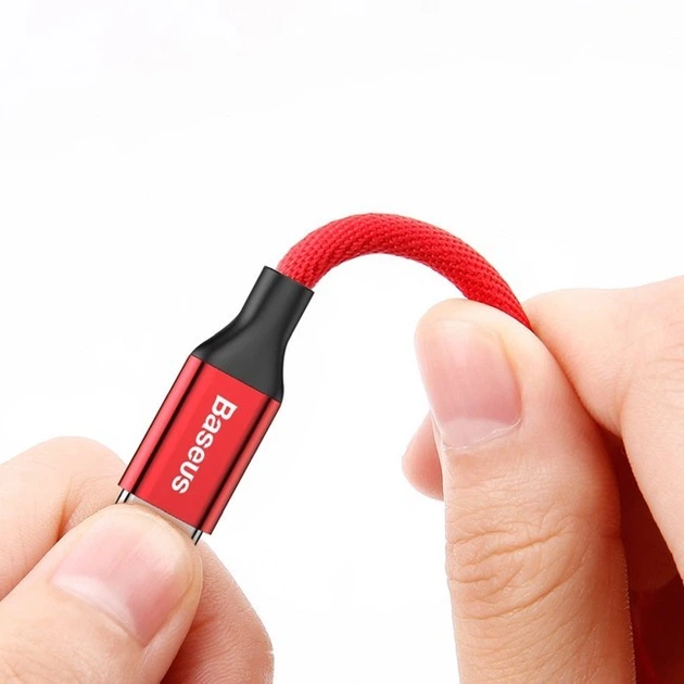 Кабель Baseus Yiven USB – Lightning 1.2 м Red (CALYW-09) - зображення 3