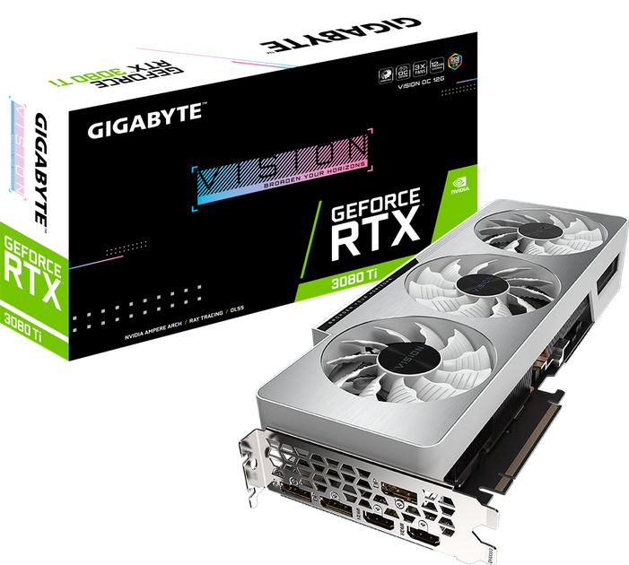 Видеокарта Gigabyte PCI-Ex GeForce RTX 3080 Ti Vision OC 12GB