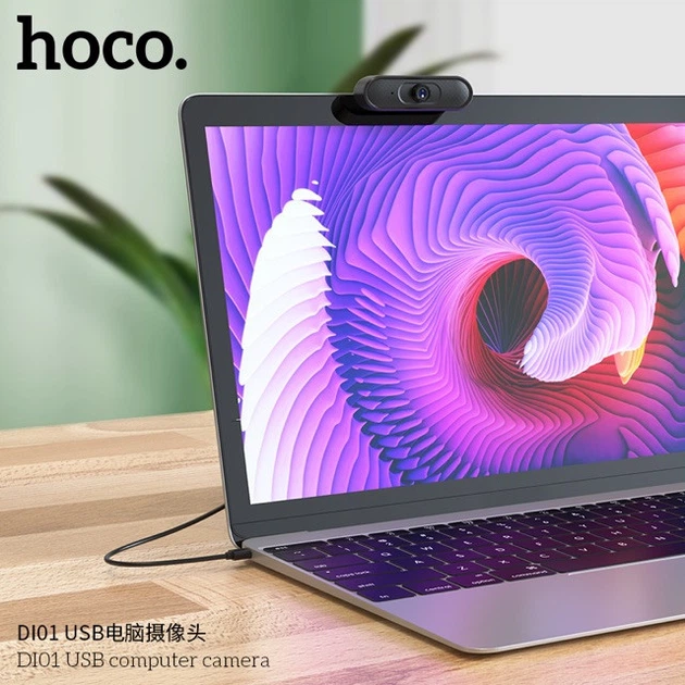 Веб камера HOCO DI01 USB Computer Camera. Black фото, отзывы