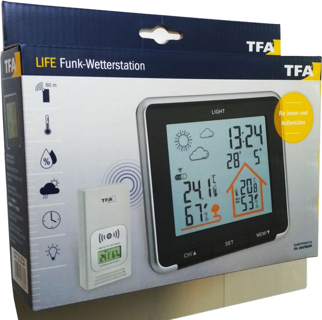 Метеостанция TFA LIFE 35115301 - изображение 5