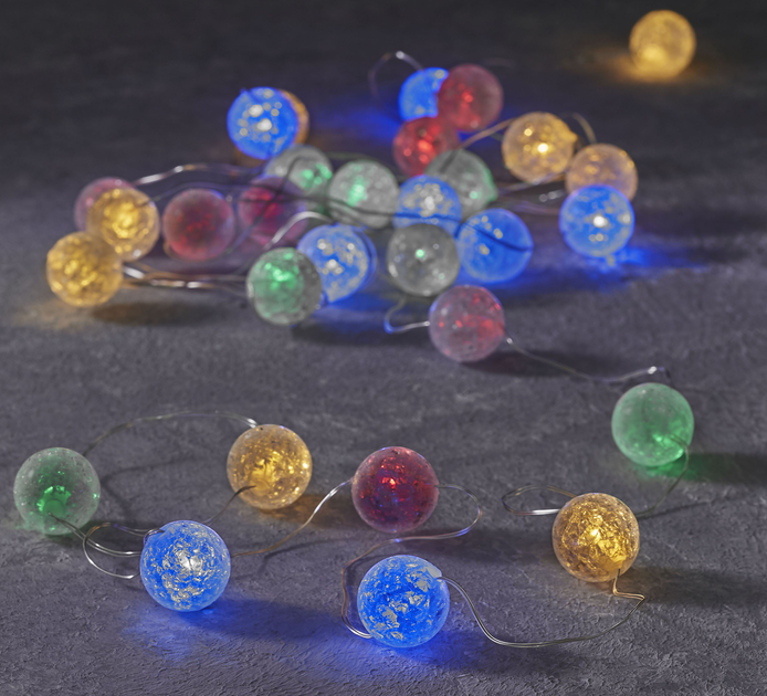 Светодиодная гирлянда Luca Lighting Жемчужины мультицветная 6 м ...