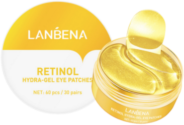 Hydrożelowe płatki pod oczy Lanbena Retinol z retinolem 60 szt (6970470531165) - obraz 2
