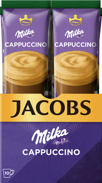 Купить Кофейный напиток Jacobs Milka Cappuccino 10 x 18 г ...