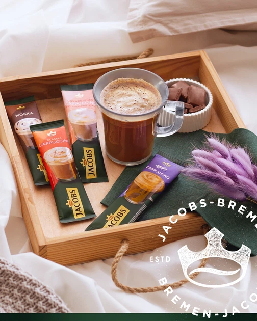Купить Кофейный напиток Jacobs Milka Cappuccino 10 x 18 г