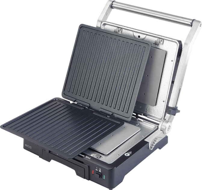 Гриль электрический для дома барбекю настольный ECG KG 300 DELUXE 2000 Вт Чехия (GK-17) - изображение 2
