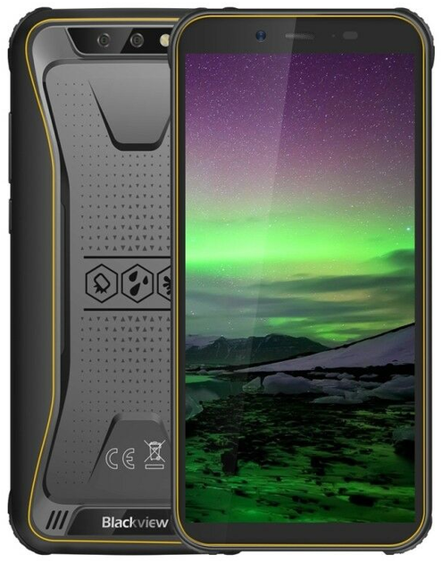 Blackview BV5500 2/16 Gb yellow IP68 - Фото 1 Blackview BV5500 2/16 Gb yellow IP68 - зображення 1