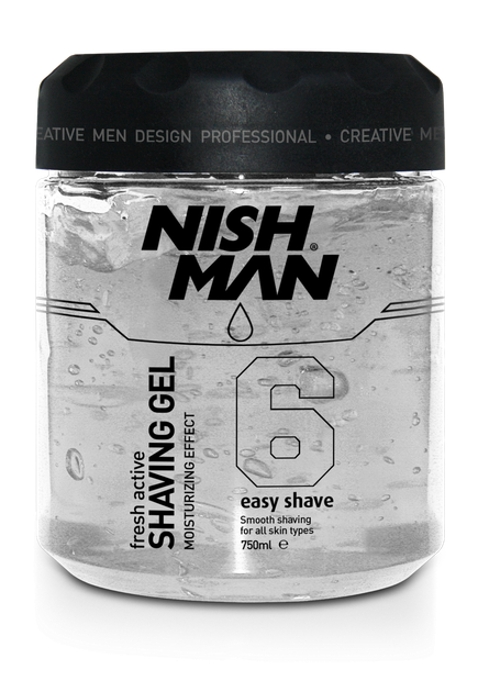 Гель для бритья №6 Nishman Shaving Gel (Прозрачный) 750мл от продавца ...