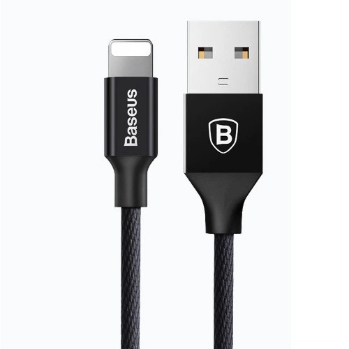 Кабель Baseus Yiven USB-Lightning 1.5A, 3м Black (CALYW-C01) - Фото 1 Кабель Baseus Yiven USB-Lightning 1.5A, 3м Black (CALYW-C01) - изображение 1