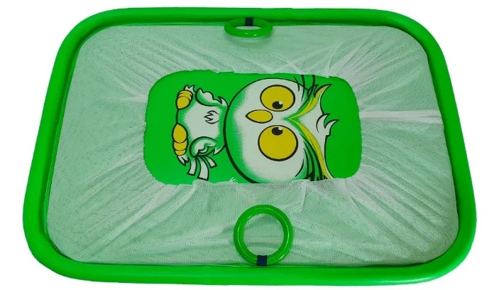 Манеж ігровий з дрібною сіткою Kinderbox Люкс Сова зелена - Фото 3 Манеж ігровий з дрібною сіткою Kinderbox Люкс Сова зелена - зображення 3