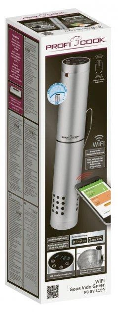 Аппарат Су Вид PROFI COOK PC-SV 1159 (WiFi-Sous Vide) - изображение 6