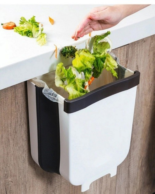 Мусорный контейнер XO Wet Garbage Container складной на дверцу DL166 ...
