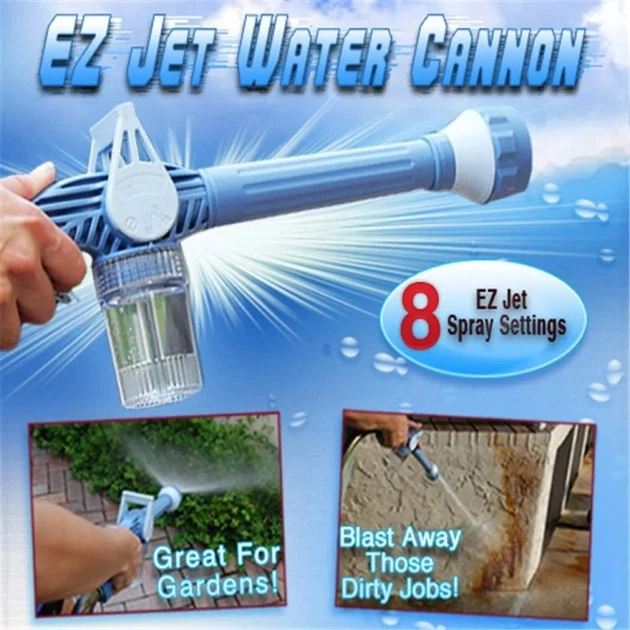 Насадка-розпилювач на шланг Spray nozzle water Cannon Синій - зображення 4