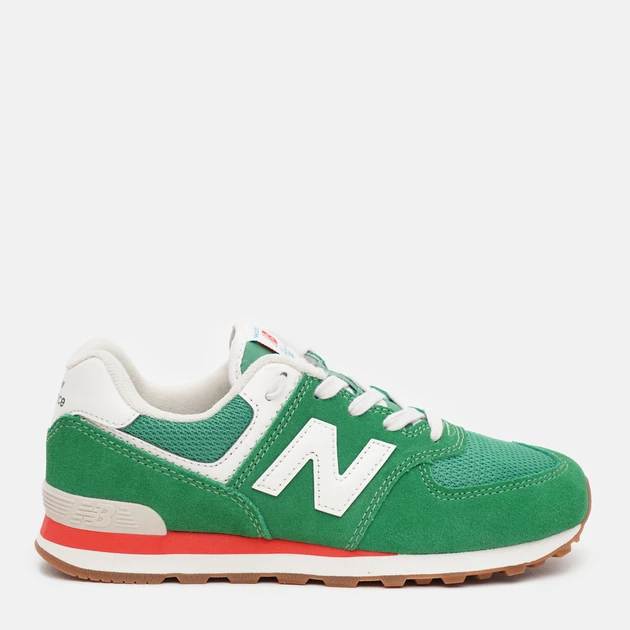 ROZETKA | Кроссовки детские New Balance 574 GC574HE2 37 (4.5) Зеленые с  оранжевым (195173030685). Цена, купить Кроссовки детские New Balance 574  GC574HE2 37 (4.5) Зеленые с оранжевым (195173030685) в Киеве, Харькове,  Днепре,