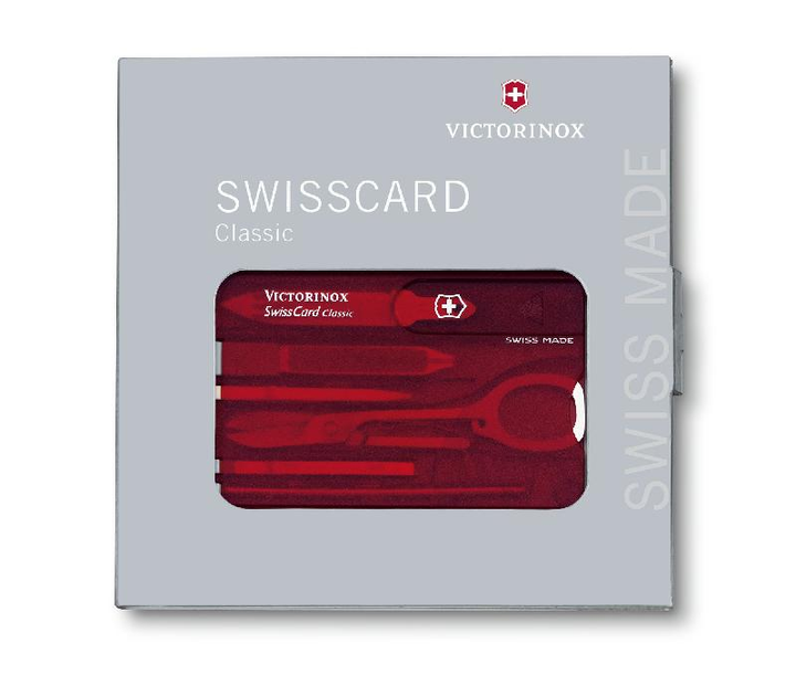 Набір Victorinox Swiss Card Rubi червоний (0.7100.T) - изображение 2