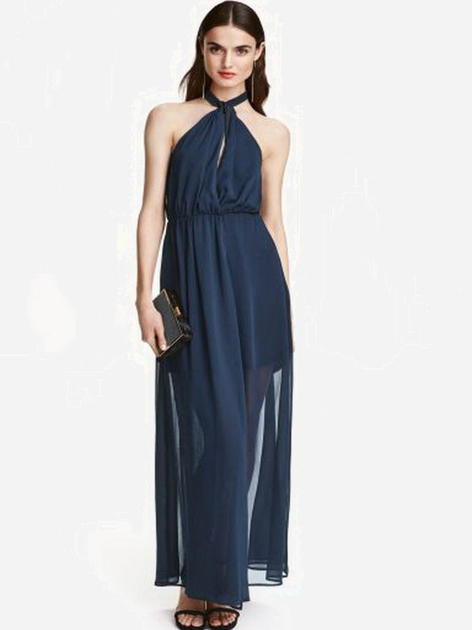 Сукня довга осіння жіноча H&M 03-0393147-3 34 Темно-синя (СА2000001604519) від Rozetka на платформі USKIDKA Акція на Сукня довга осіння жіноча H&M 03-0393147-3 34 Темно-синя (СА2000001604519) від Rozetka