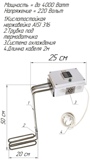 ТЭНы для пивоварни